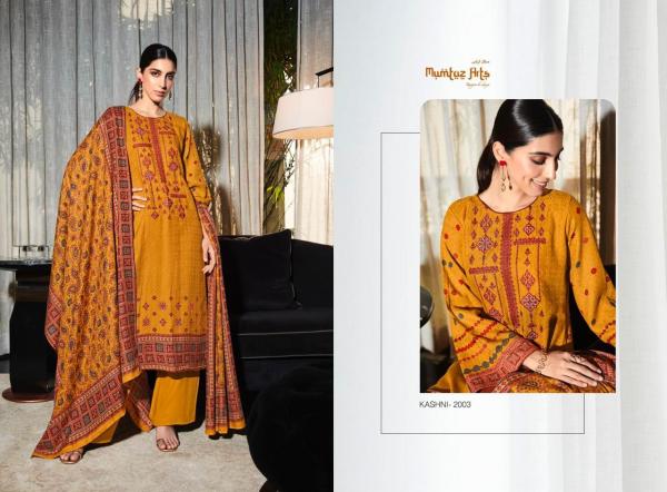 Mumtaz Kashni 1 Embroidery Pashmina Wear Dress Material